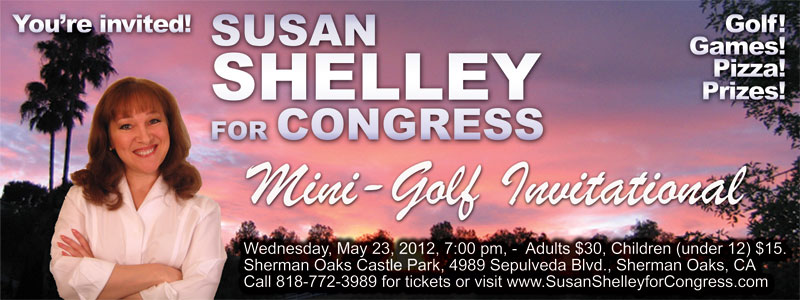 Susan Shelley for Congress Mini-Golf Invitational, you're invited!